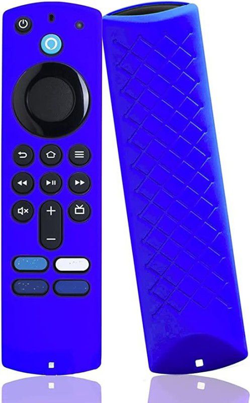ivee international Back Cover for Remote Compatible with Fire TV Stick (3rd Gen, 2021) with All-New Alexa Voice Remote  (Blue, Shock Proof, Silicon, Pack of: 1)