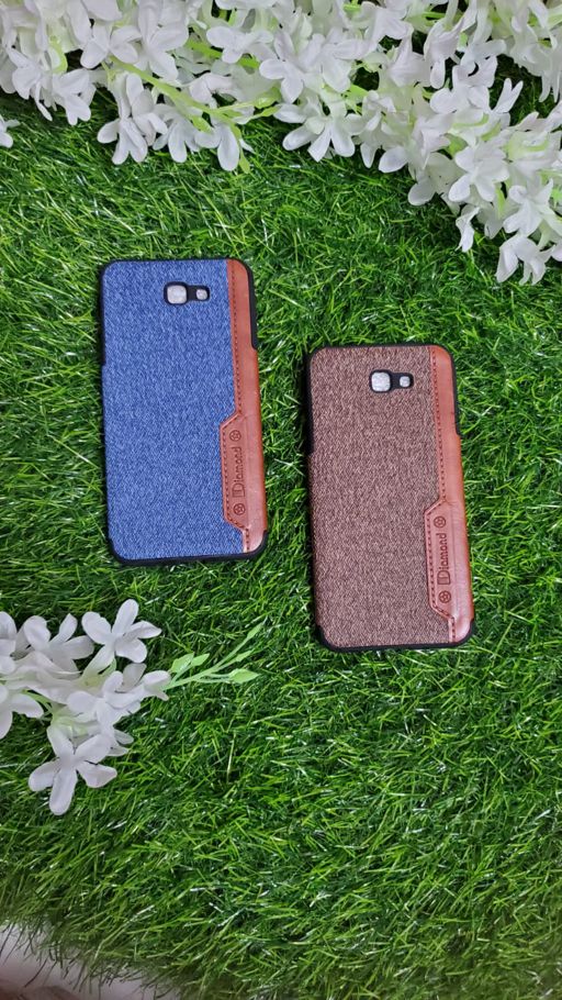 For Samsung Galaxy J5 Prime Leather Textured Back Cover