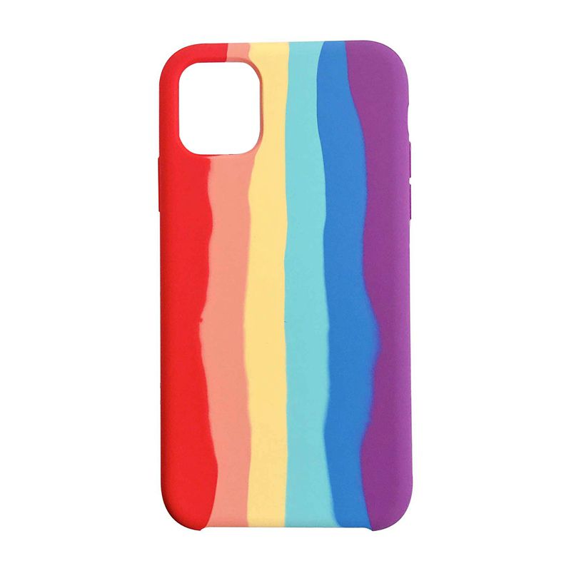Art Rainbow fluid Silicone Phone Case for iPhone X XS Gel Rubber Protection Cover