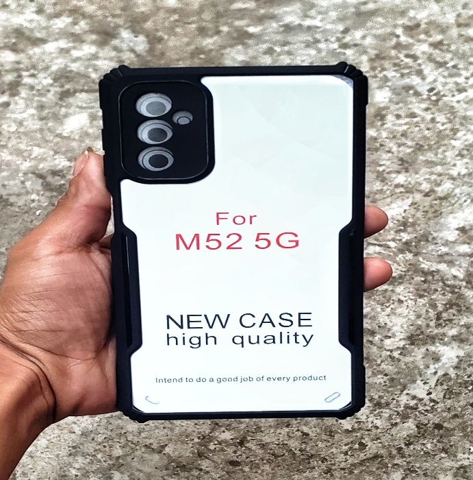 For Samsung Galaxy M52 5G shockproof Transparent PC TPU Bumper Military Grade Rugged case For Samsung galaxy M52 5g