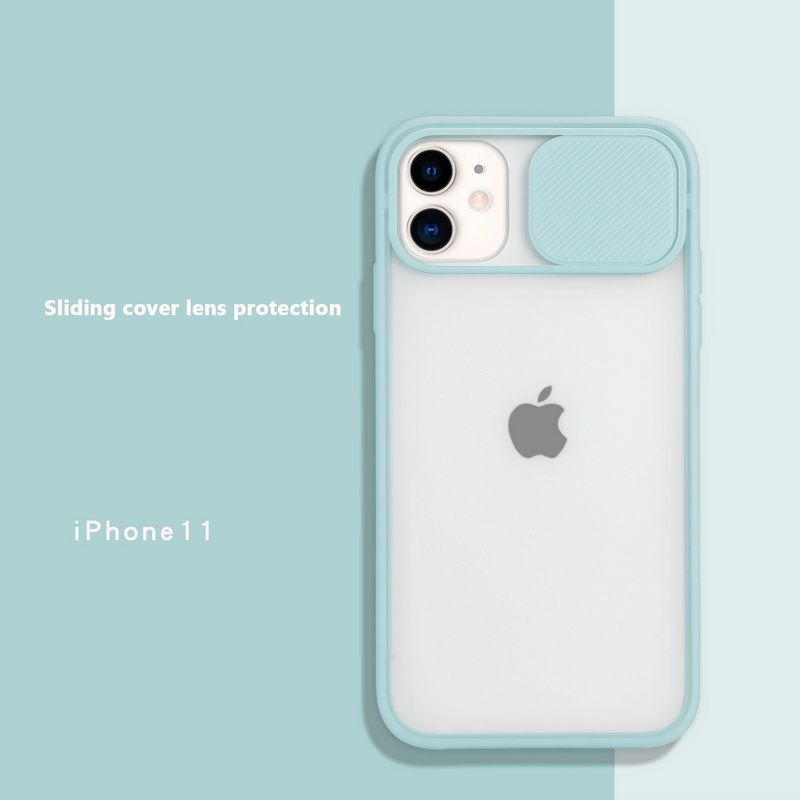 Camera Protection Transparent Phone Case For iPhone SE 2 2020 11 Pro Max XR X XS 6 6S 7 8 Plus Matte Soft Slide Clear Back Cover
