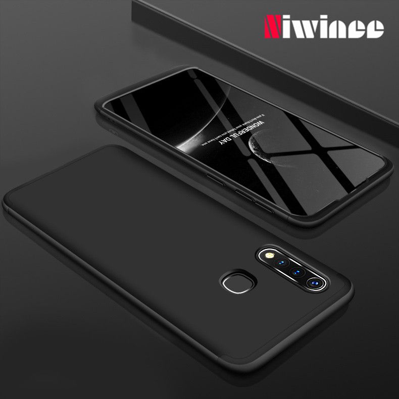 For VIVO Y20i Y19 / Y17 / Y12 / Y15 / Y91 / Y95 / Y91i / Y91 2019  360° Full Protection 3 in 1 Ultra Slim Hard Plastic Phone Case Cover