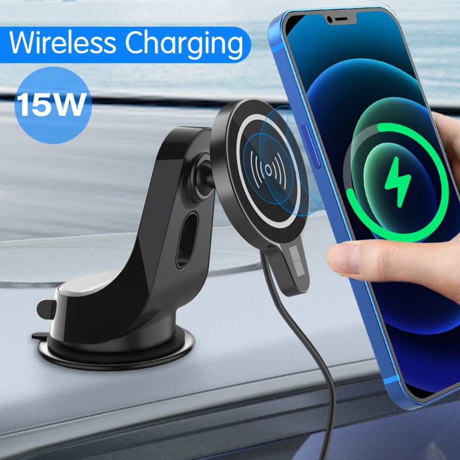 Magsafe Fast Wireless Charger Car Phone Holder Mount Stand for iPhone 12 Mini 12 Pro Max professional design