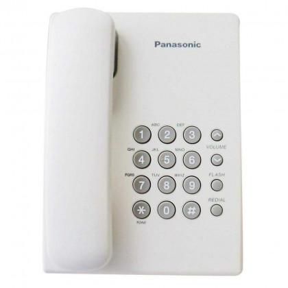 Single Line Corded Telephone - White Panasonic KX-TS500MX