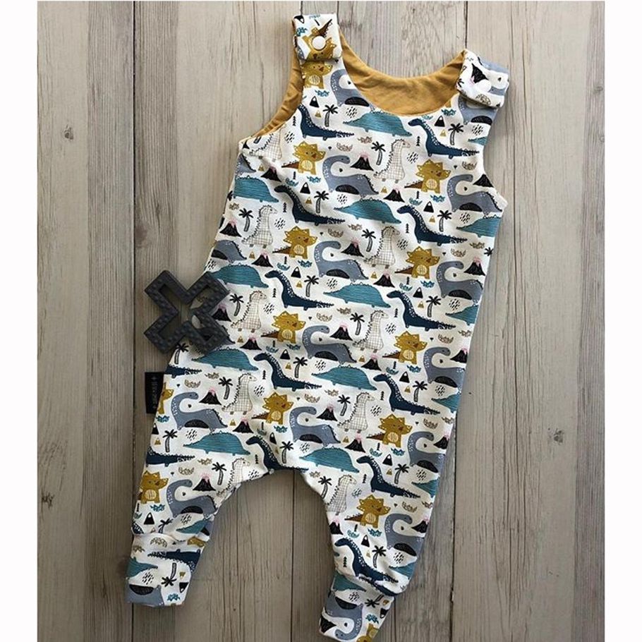 NYT Newborn Infant Baby Boy Girl Dinosaur Romper Outfit Playsuit Clothes Jumpsuit Toddler Kids Summer Rompers Cotton Outfit Clothes