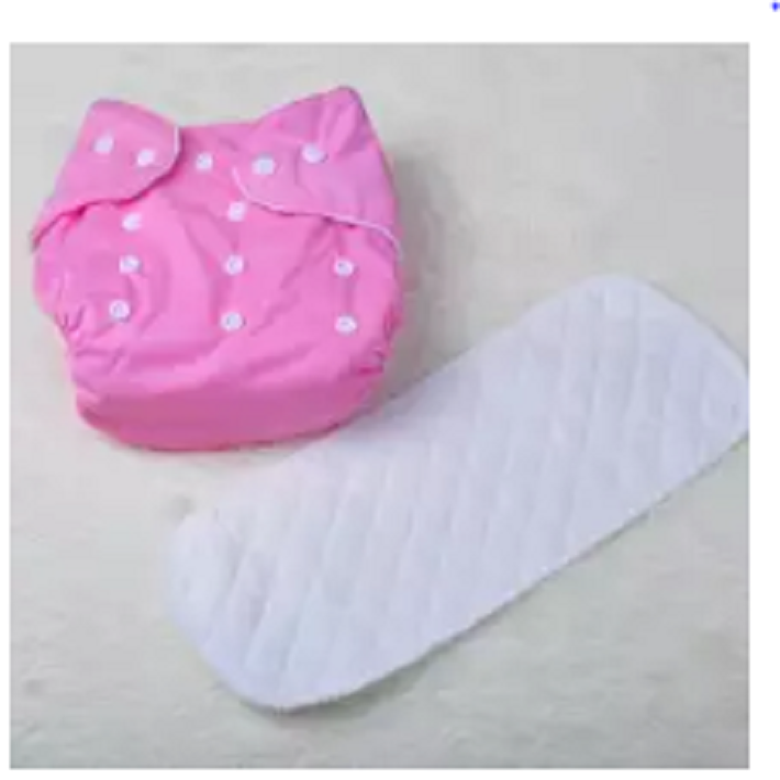 Exclusive  Washable Baby Nappies Diaper with 1 pad