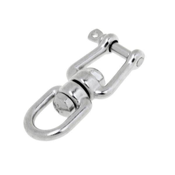 2X Marine Grade 304 Stainless Steel Boat Anchor Connector Swivel Jaw 5mm