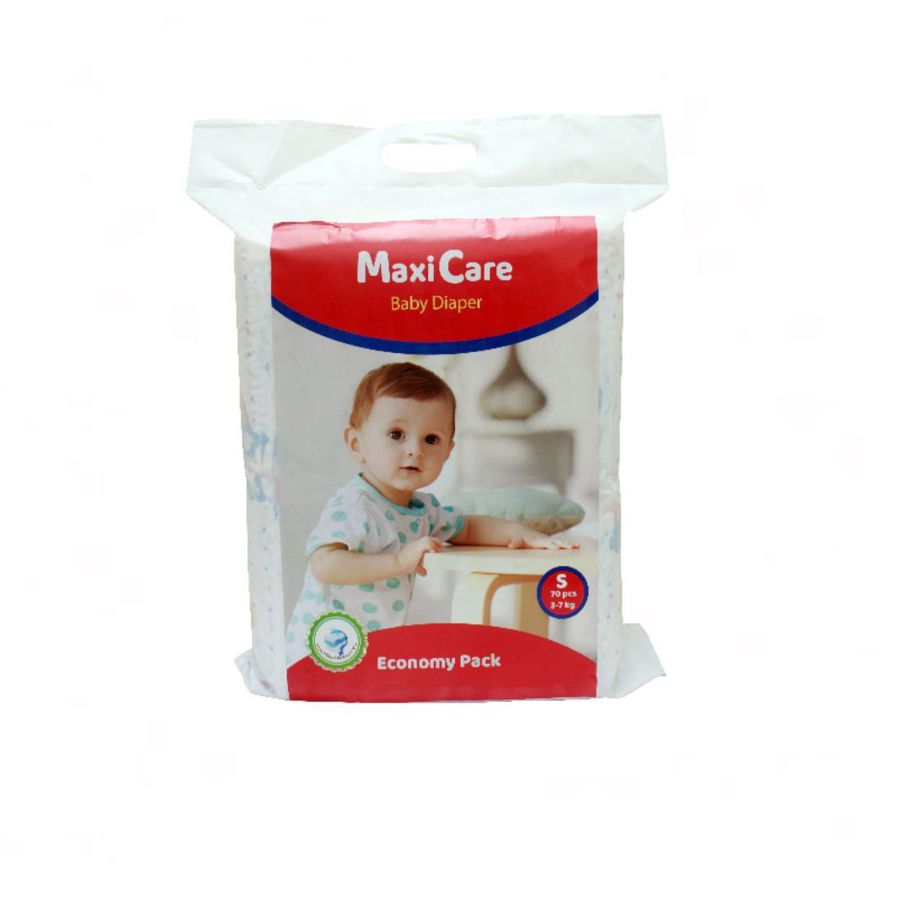 Maxi Care Baby Diaper S:(3-7kg)70pc