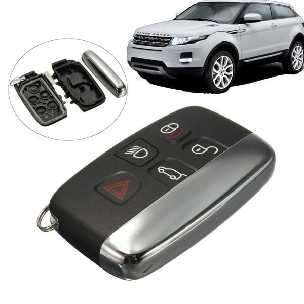 5 Button Remote Key Case Fob Shell For Land Rover LR4 Range Rover Sport Evoque