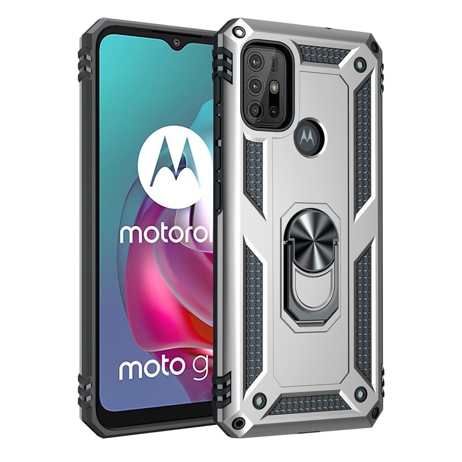 For Motorola Moto G10 G20 G30 G50 G60 G40 Fusion Case Luxury Car Magnetic Ring Armor Phone Case for Moto G100 Back Cover