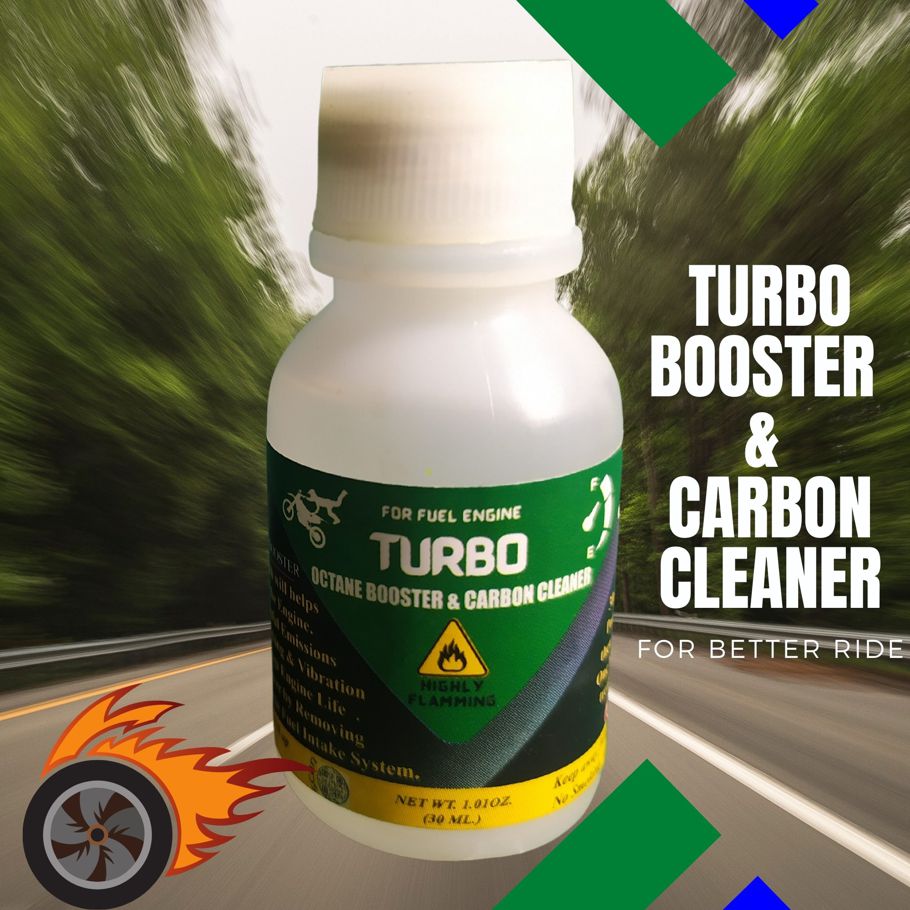 10 pcs Turbo Octane Booster & Carbon Cleaner 30ml