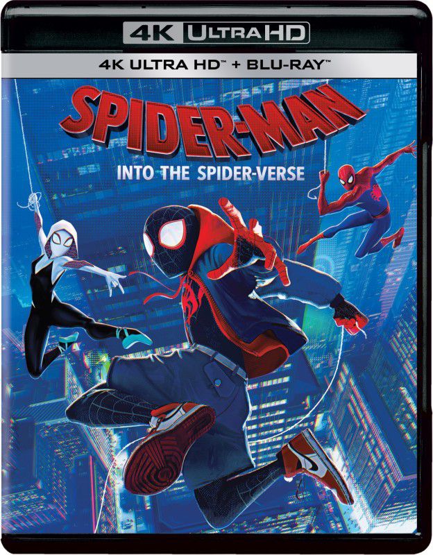 Spider-Man Into The Spider-Verse (2018) (4K UHD + Blu-ray) (2-Disc Set) (Region Free) (Fully Packaged Import)  (4K(UHD) Blu-ray English)
