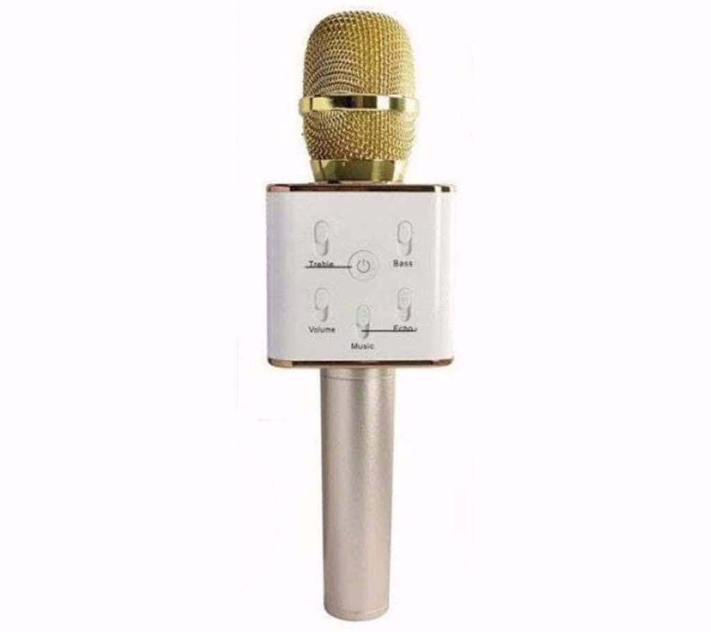 Wireless Q7 Karaoke Microphone with Speaker, Portable, Handheld 