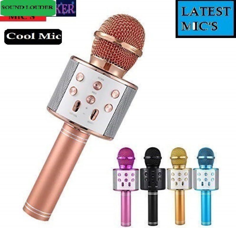jorugo S2139 PLUS WS858WIRLESS Handheld MIC& SPEAKER COLOR MAY VARY (PACK OF 1) Microphone