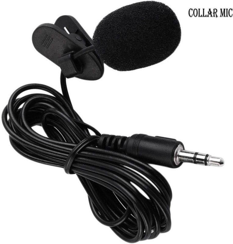 Headrick Collar Mic, Professional Lapel Clip-on Omnidirectional Condenser Mic Recording Microphone