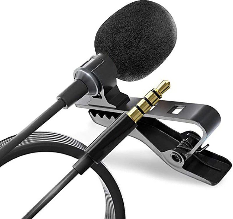 D25 3.5mm Clip Microphone for YouTube | Collar Mike for Voice Recording | Lapel Mic Microphone