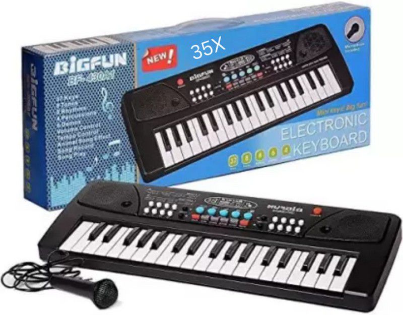 SNM97 37 keys Electronic Piano Keyboard with LED Display & Microphone, KW__37_30 37 keys Electronic Piano Keyboard with LED Display & Microphone, KW__37_30 Analog Portable Keyboard  (37 Keys)
