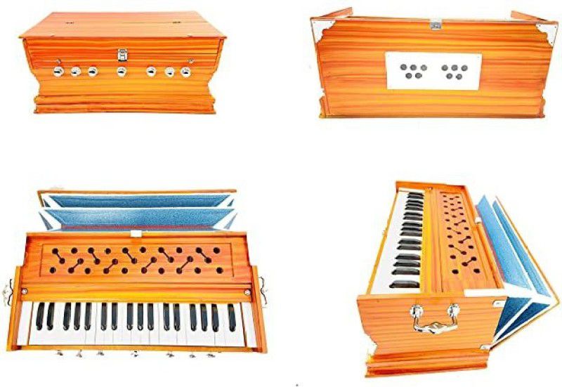 KHALSA MUSICAL 7 STOPPER, 39 Key, Two Reed(Bass-Male),3.1/4 Octave Hand Pumped Harmonium 7 STOPPER, 39 Key, Two Reed(Bass-Male),3.1/4 Octave Hand Pumped Harmonium 3.2 Octave Hand Pumped Harmonium  (Two Fold Bellow, Bass Reed)