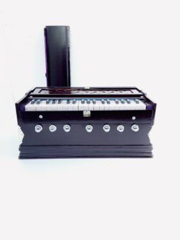 MAGA MART MUSICAL 7 STOPPER HARMONIUM 3.2 Octave (Two Fold Bellow, Male Reed, Bass Reed) 3.2 Octave Hand Pumped Harmonium  (Two Fold Bellow, Bass Reed, Male Reed)