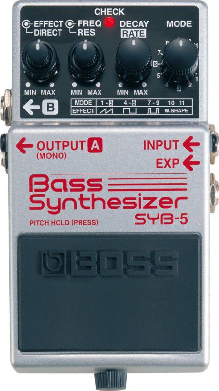 BOSS SYB-5 Bass Synthesizer Guitar Pedal Damper & Sustain Pedal