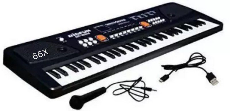 SNM97 61 keys Electronic Piano Keyboard with LED Display & Microphone, KW_61_64 61 keys Electronic Piano Keyboard with LED Display & Microphone, KW_61_64 Analog Portable Keyboard  (61 Keys)