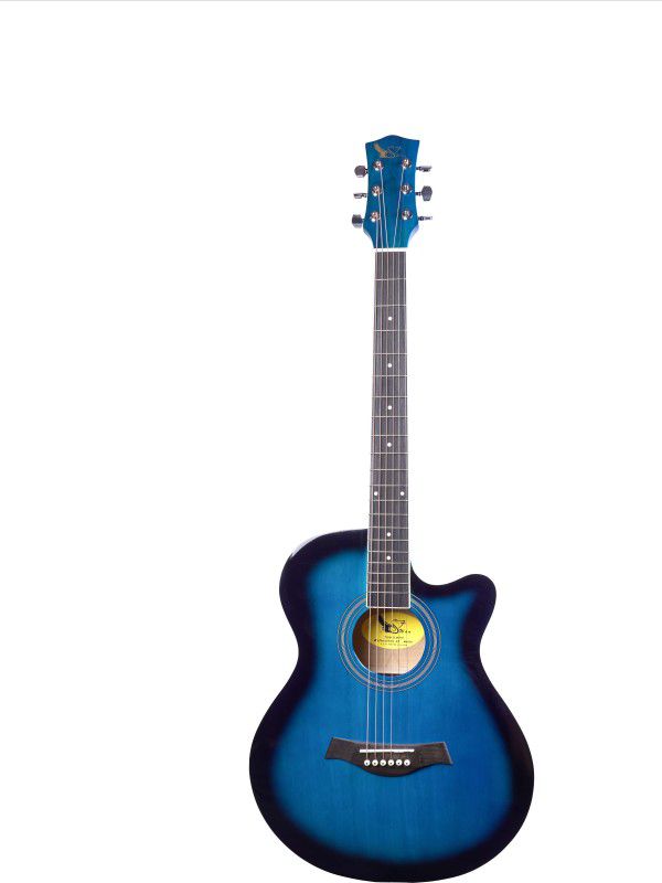 swan7 40C Maven Series Spruce Wood Blue Glossy Acoustic Guitar Acoustic Guitar Spruce Rosewood Right Hand Orientation  (Blue)