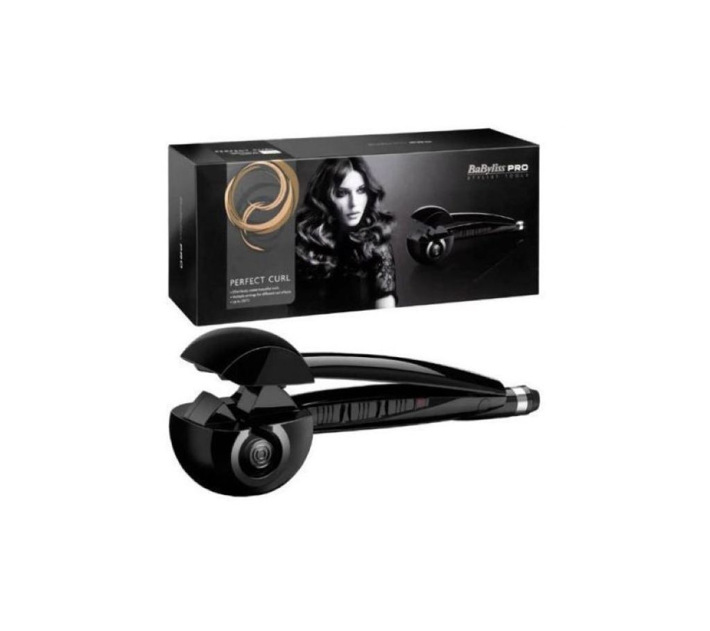 This 210C salon performance tong makes creating gorgeous curls quick and easy. The 25mm tourmaline-ceramic barrel creates perfectly defined curls with