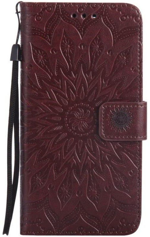 TELETEL Wallet Case Cover for Samsung Galaxy Note20  (Brown, Cases with Holder, Pack of: 1)