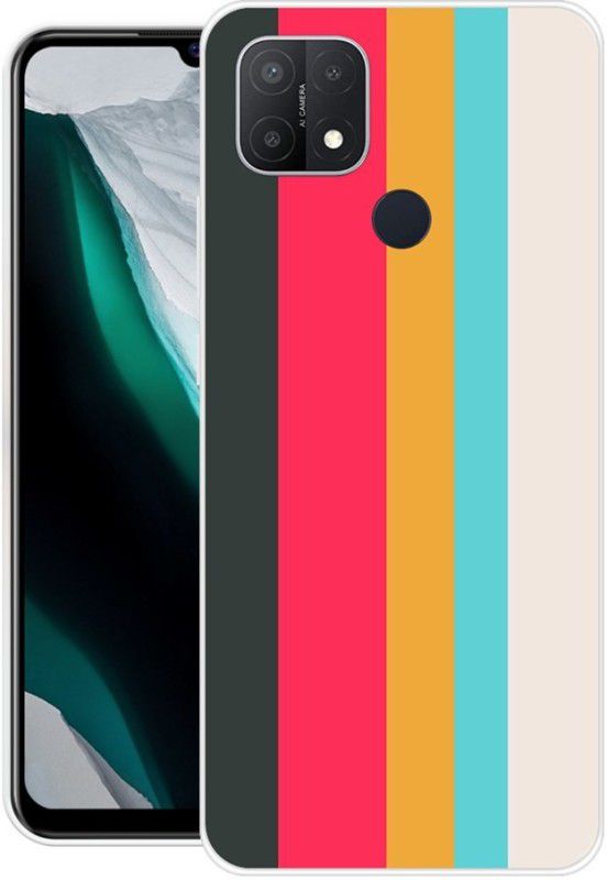 Namaste Back Cover for Oppo A15, Oppo A15s  (Multicolor, Dual Protection, Silicon, Pack of: 1)
