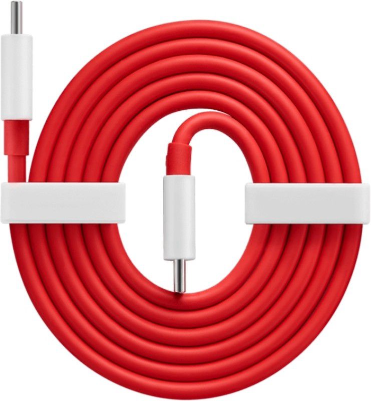 Nyc Type C 6.5 A 1 m Oneplus Original SUPERVO_C Type C to Type C Red 100cm Cable  (Compatible with Oneplus Nord & 7, 7Pro, 7T, 8, 8Pro, 8T, 9, 9R, 9Pro, 9RT, 10Pro, 10R, 10T, Red, One Cable)