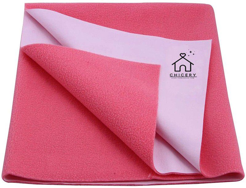CHICERY Rubber Baby Bed Protecting Mat  (Pink, Medium)
