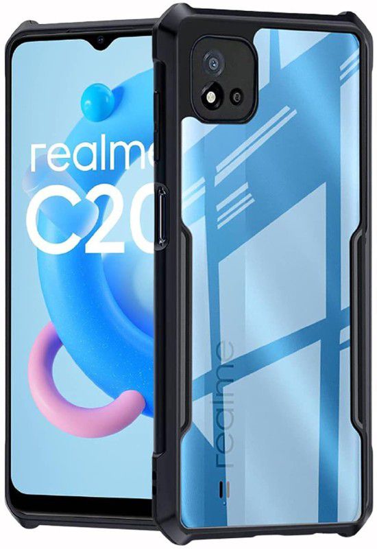 itrusto Back Cover for realme c20  (Transparent, 3D Case, Pack of: 1)