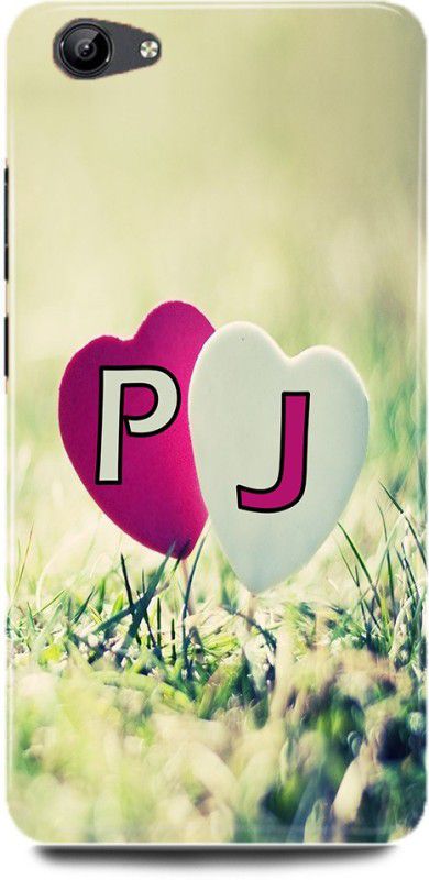 MP ARIES MOBILE COVER Back Cover for Vivo V5/1601 P Loves J Name,P Name, J Letter, Alphabet,P Love J NAME  (Multicolor, Hard Case, Pack of: 1)