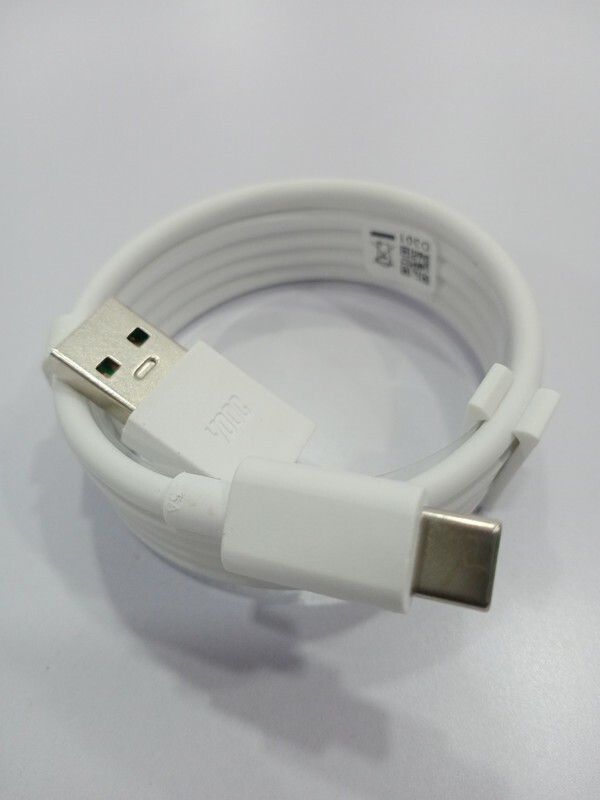 GANDHI FASHION USB Type C Cable 6.5 A 1.00241999999996 m Copper Braiding c type cable for mobile fast charger  (Compatible with fast charger for mobile 65w, White, One Cable)