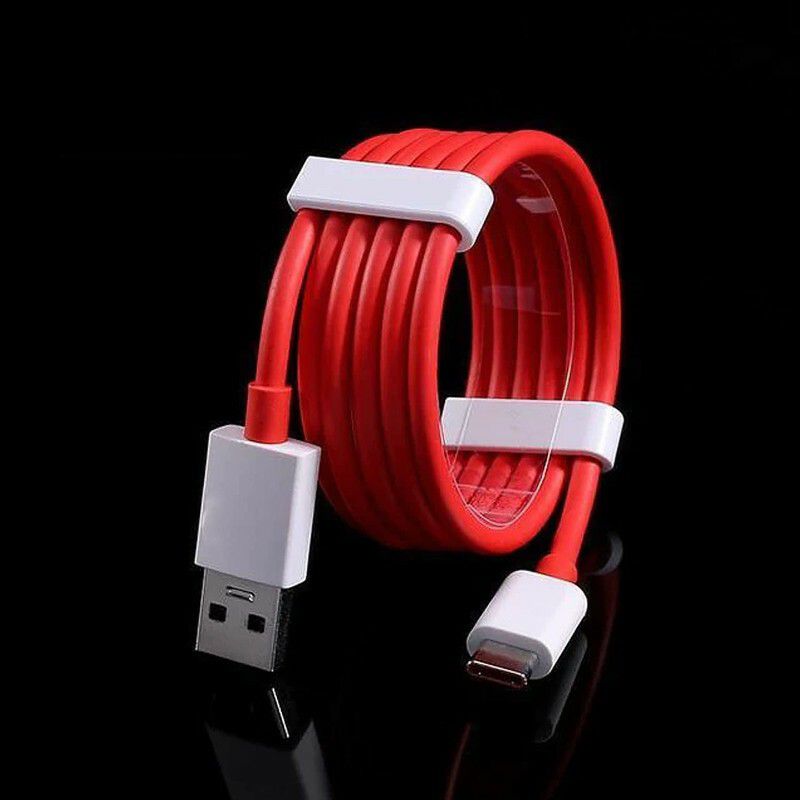 MITASU USB Type C Cable 6.5 A 1.00004 m Copper Braiding Compatible with SAMSUNG F61/F66/F22/F02s/F42/M30/M30S/M32  (Compatible with redmi fast charging type c cable, Red, One Cable)