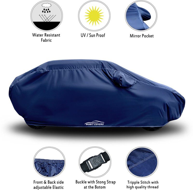 XAFO Car Cover For BMW 3 Series GT (With Mirror Pockets)  (Blue)