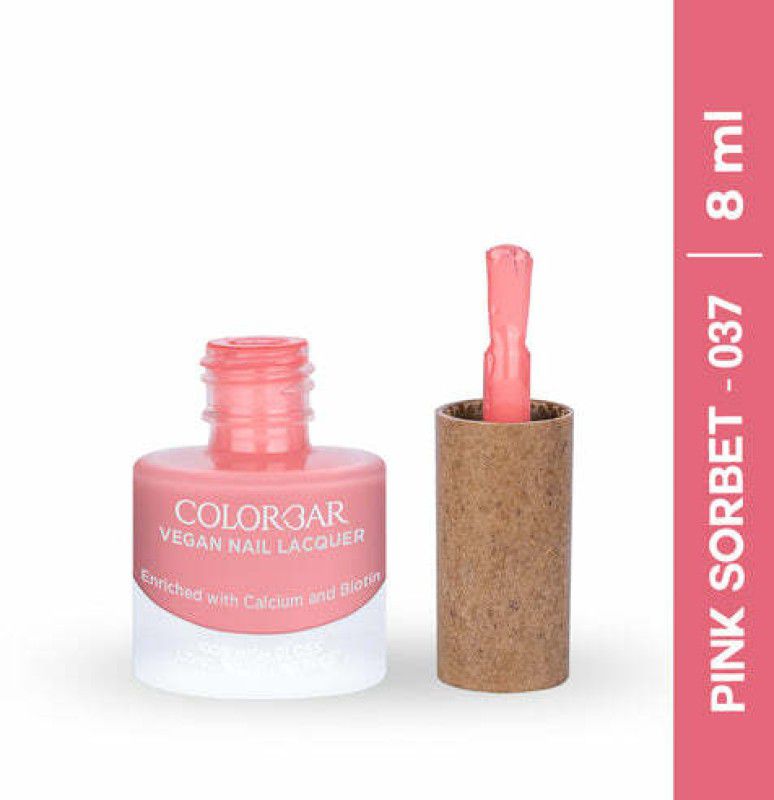 COLORBAR Vegan Nail Lacquer - (Pink-Sorbet 037) Pink-Sorbet