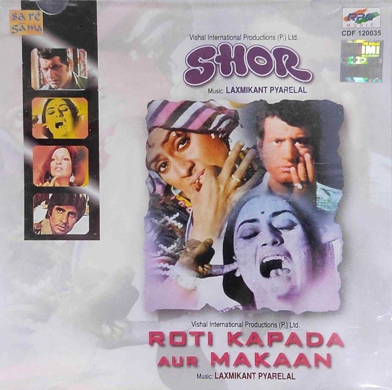 SHOR / ROTI KAPADA AUR MAKAN CD Audio CD Standard Edition  (Hindi - LAXMIKANT PAYRELAL)