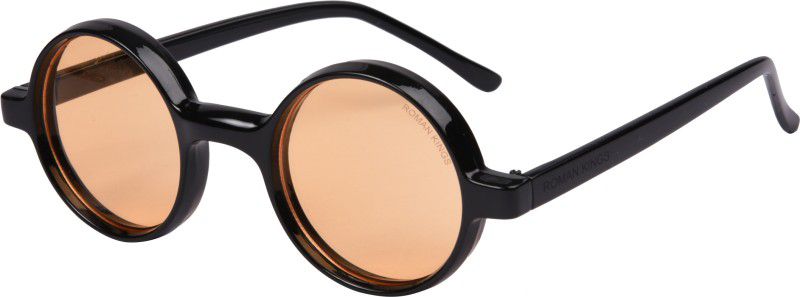 UV Protection Round Sunglasses (54)  (For Men & Women, Orange)