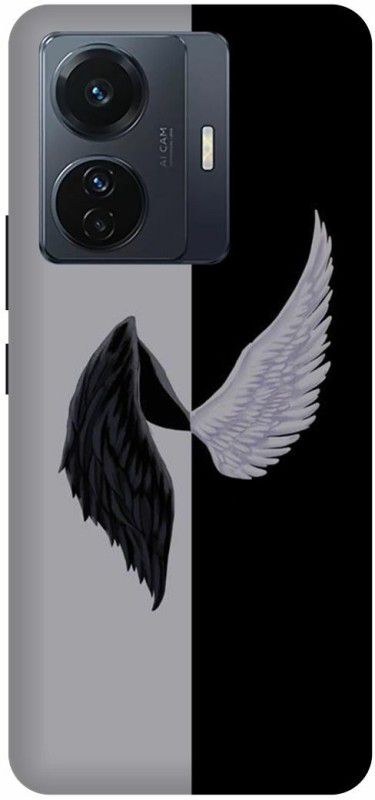 Dimora Back Cover for vivo T1 Pro 5G ,PANKH HALF ANGEL DENGER  (Multicolor, Hard Case, Pack of: 1)