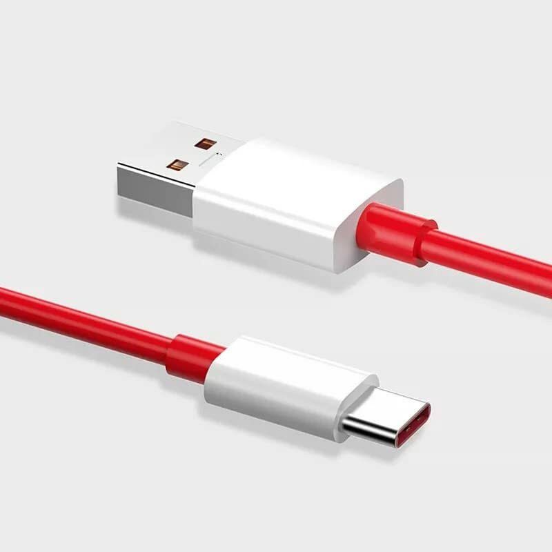 MITASU USB Type C Cable 6.5 A 1.00388999999995 m Copper Braiding mi charger cable fast charging type  (Compatible with 50W/5A Fast For Nokia | Vivo And All Smartphone Charging type c data cable, Red, One Cable)