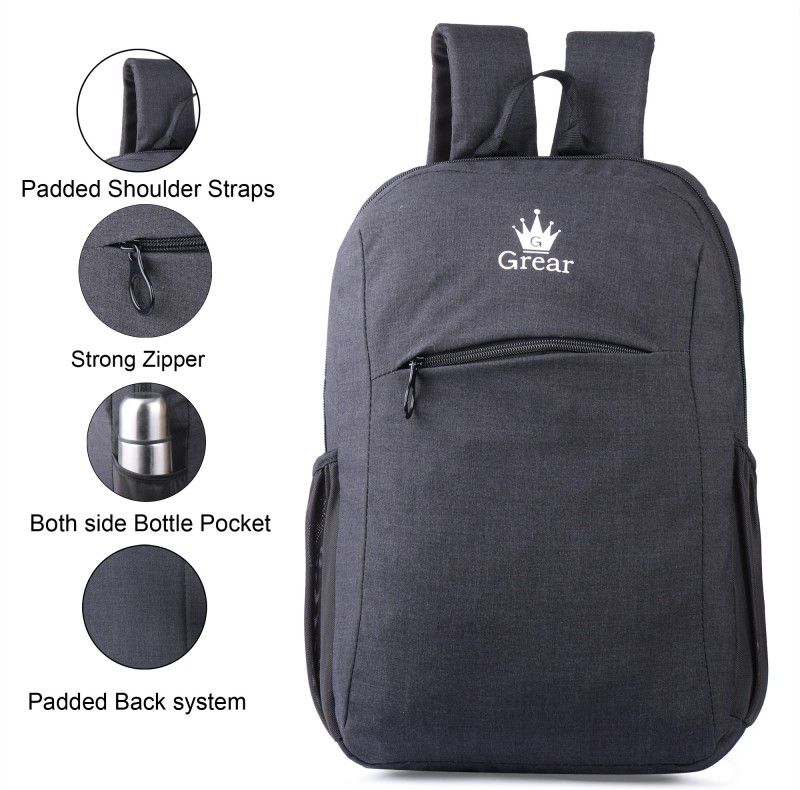 Grear_5_Blue 25 L No Laptop Backpack  (Blue)