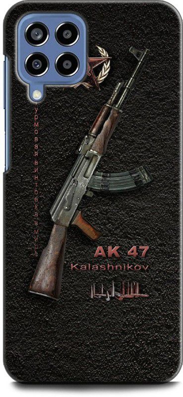 WallCraft Back Cover for SAMSUNG Galaxy M33 5G AK 47, ARMY GUN, KALASHNIKOV, RIFLE, CLASSIC  (Multicolor, Dual Protection, Pack of: 1)