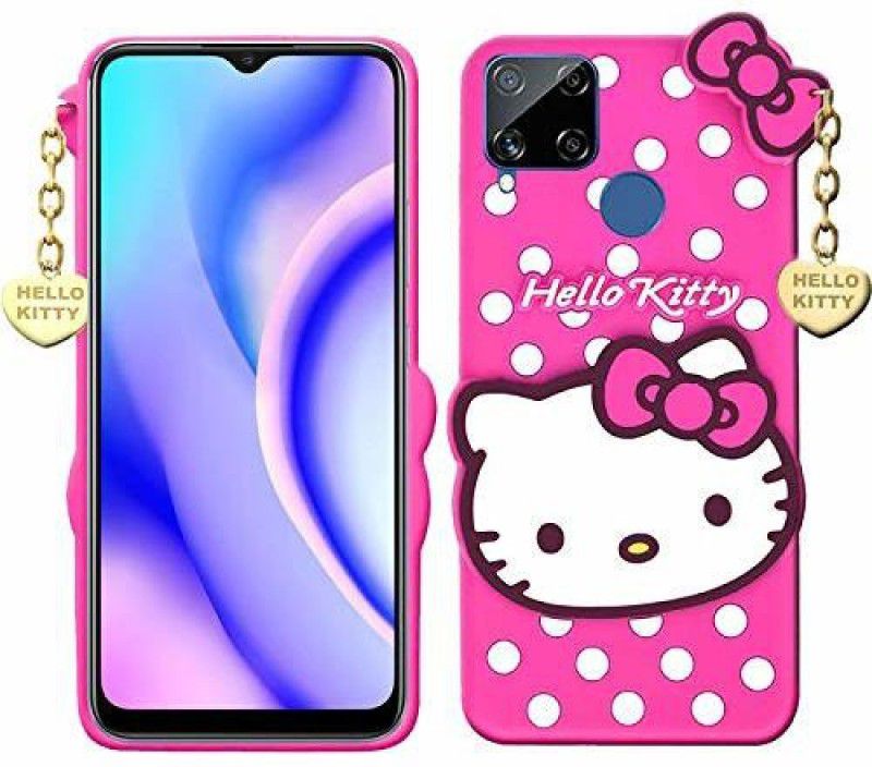 Urban Tech Back Cover for Realme C12 |Premium Top Grade Quality| Rich Look| Soft Touch  (Pink, Grip Case, Pack of: 1)