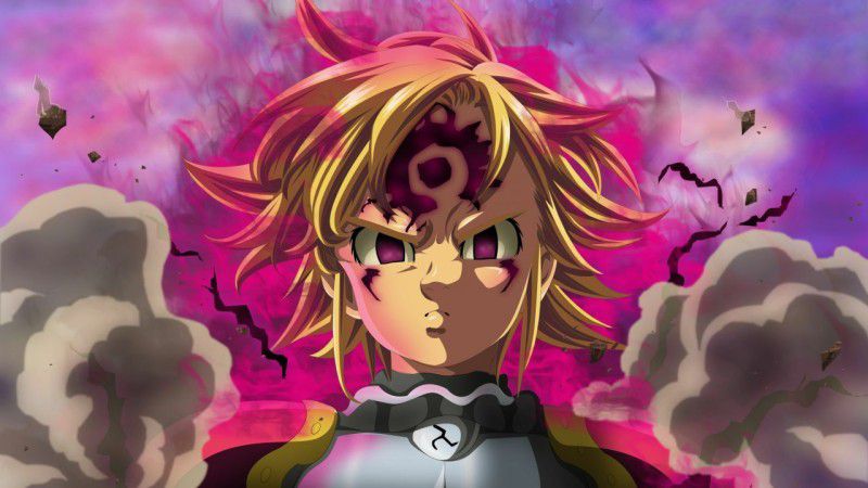 Poster Anime Meliodas sl-16760 (Wall Poster, 13x19 Inches, Matte Paper) Fine Art Print  (19.1 inch X 13.1 inch, Rolled)