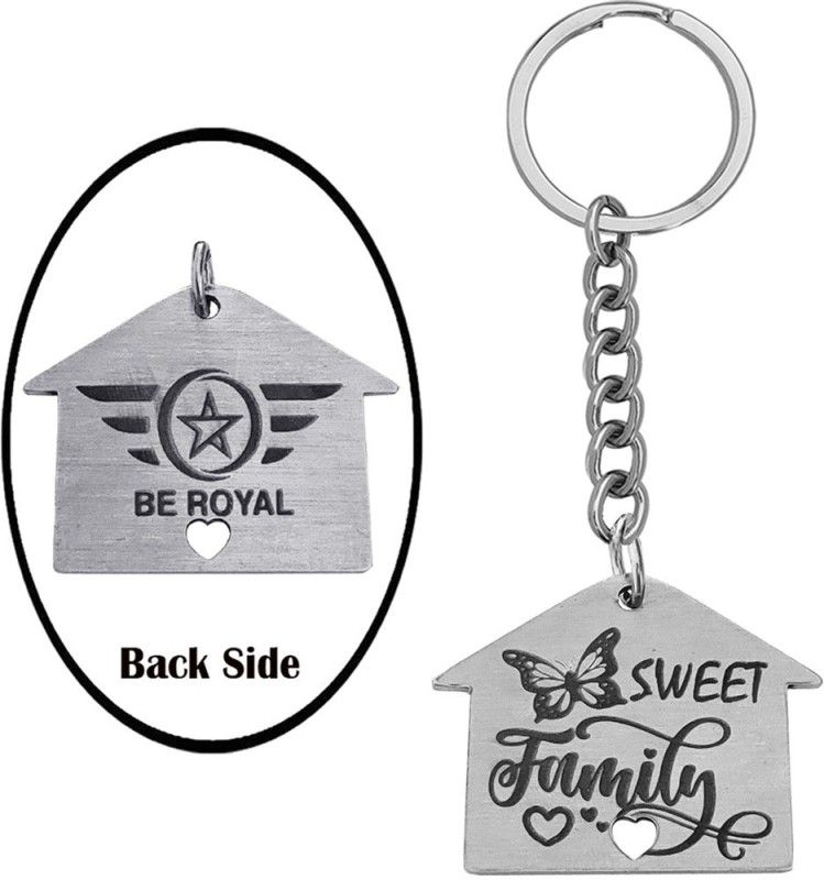 Shiv Jagdamba Personalized Sweet Family Be Royal Keychain Birthday Gift To FriendsLShivK2205 Key Chain