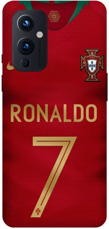 FRONK Back Cover for OnePlus 9 5G, LE2111, CRISTIANO, RONALDO, FOOTBALL, PLAYER, JUVENTUS  (Red, Hard Case, Pack of: 1)