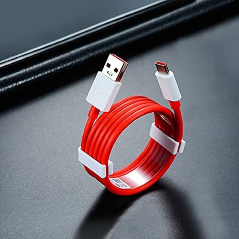 SHRUTI ENTERPRISES USB Type C Cable 6.5 A 1.00357999999995 m Copper Braiding foxin data cable type c  (Compatible with For Original Charger Qualcomm QC 3.0 Quick Fast Charging Type C Data Cable, Red, One Cable)