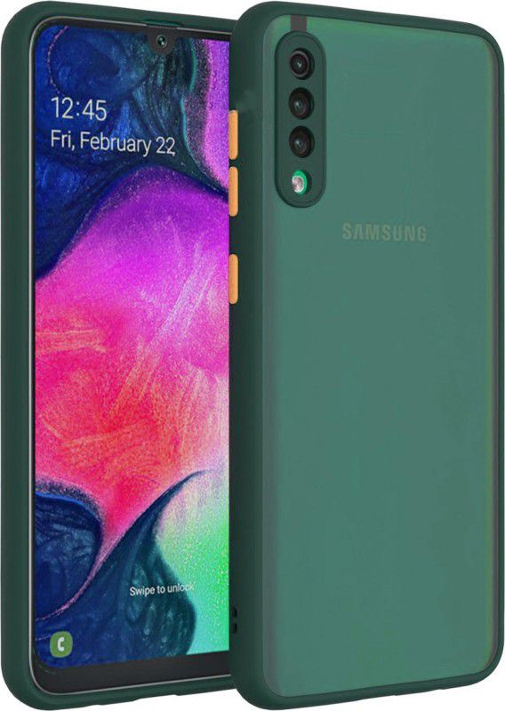 Yotech Back Cover for Samsung Galaxy A50s  (Green, Shock Proof, Pack of: 1)