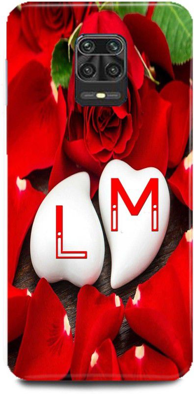 MP ARIES MOBILE COVER Back Cover for POCO M2 Pro/MZB9627IN,L Loves M Name,L Name, M Letter, Alphabet,L Love M NAME  (Multicolor, Hard Case, Pack of: 1)